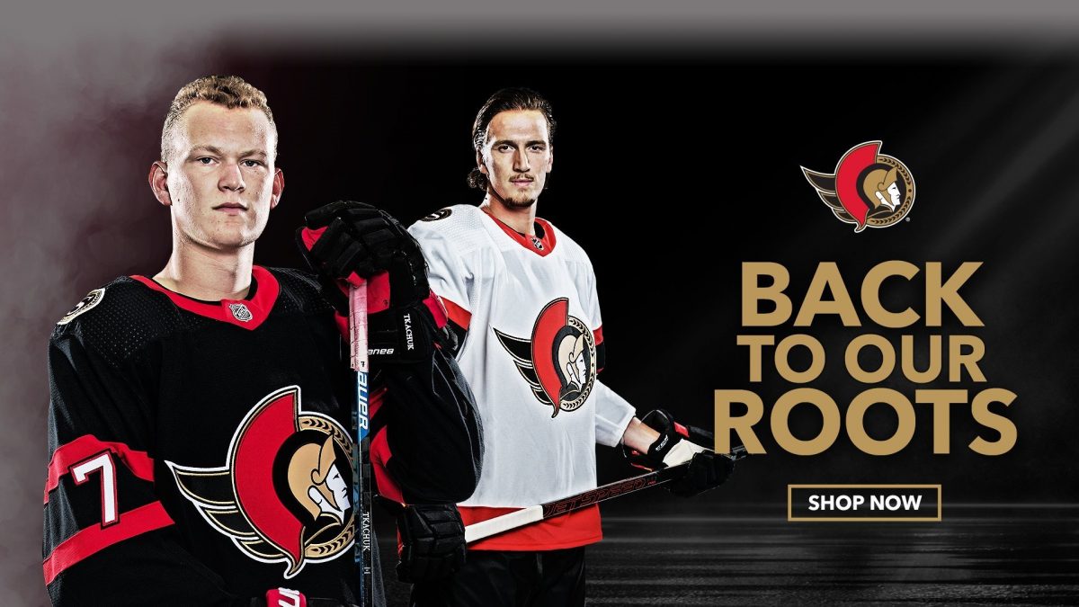 Sens store is selling all home jerseys with ads now. Heat pressed on, but  you can still get ad-less sens jerseys from NHL Shop or other stores. :  r/OttawaSenators